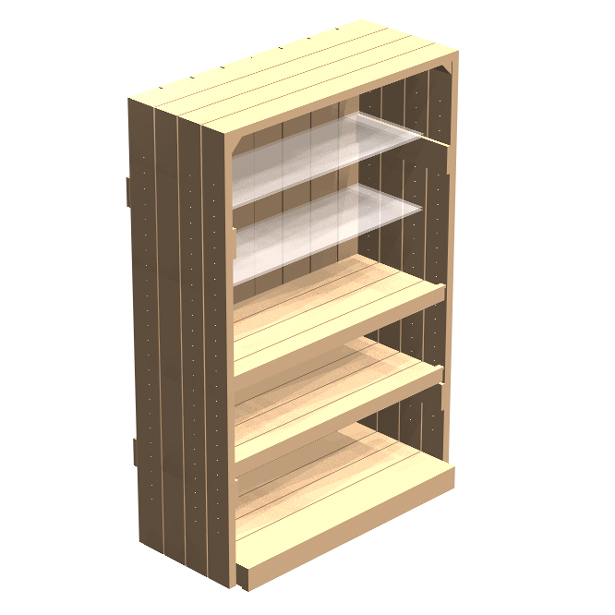 Linkshelving | Rustic Display Equipment