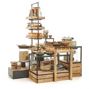 Central-large-island-rustic-tables-cubes-and-tallboy