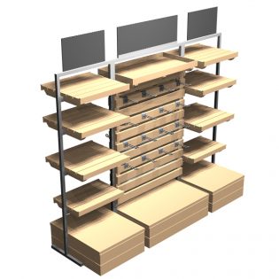 Tallboy-mid-height-Shelving-and-hookrack-combination