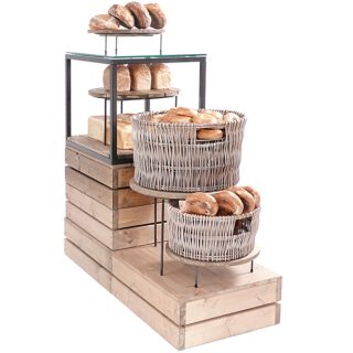 Stepped-Plinth-Cube-Bakery-display
