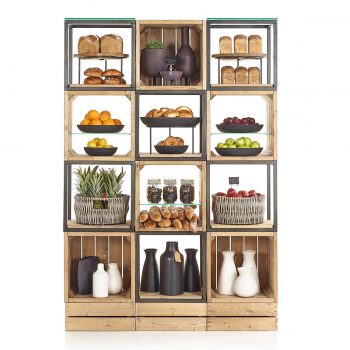 Food department shelving system