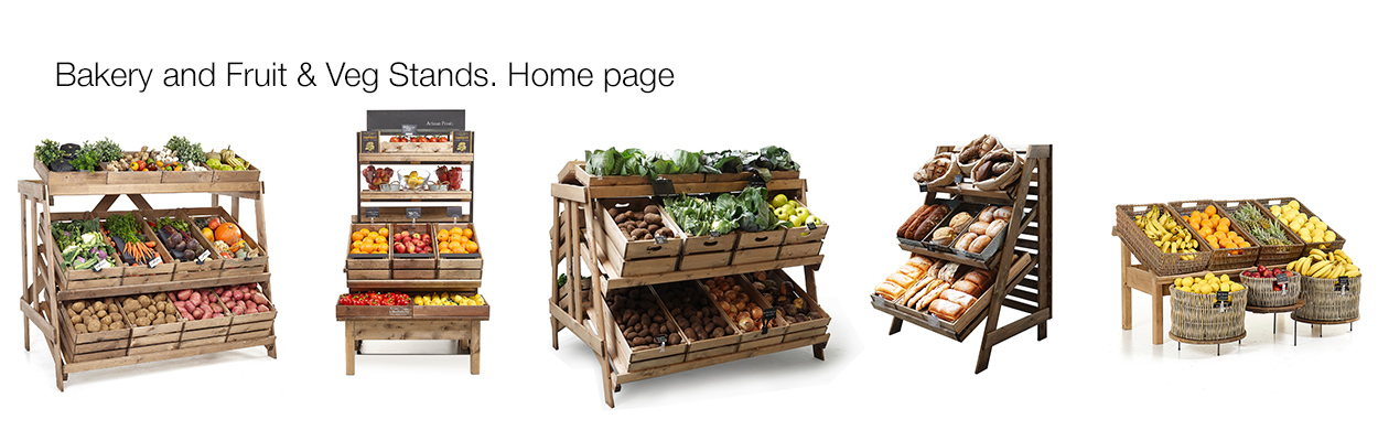 Wooden, Rustic, Natural Display. Green Grocers Fit out. Fruit & Veg, Green Grocers, Bread, Bakery, Retail Display