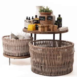 Risers-with-Wicker-round-baskets