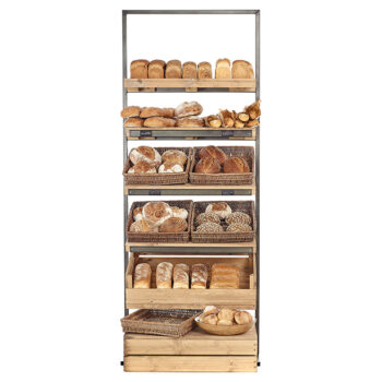 Bakery department shelving Tallboy system