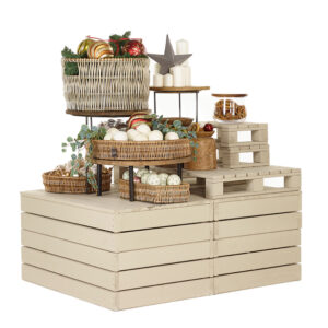 Rustic Merchandising pallets with Rustic Shop Accessories, Gift Shop Displays