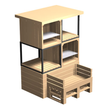 retail outlet shelving, warehouse gift shop cube display