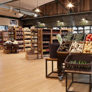 Wooden, Rustic, Natural, Fit out, Retail, Central Display, Gondolas, Supermarket, Food Hall, Farm Shop