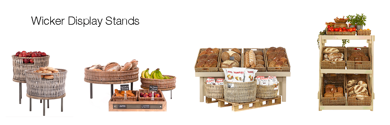 Wooden, Rustic, Natural, Fit out, Finishing touches, Display Baskets, Retail