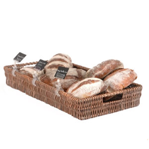 Wicket trays for bakery shop