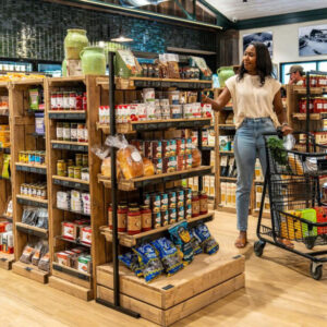 Barn Foodhall shelving interior units