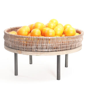 Large-round-basket-with-oranges-on-600mm-risers
