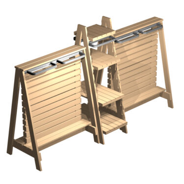 Clothers-Island-A-frame-with-Ladder